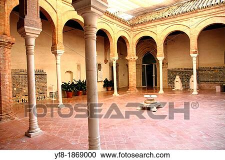 Courtyard, La Cartuja monastery now a Modern art museum in Sevilla, Andalusia, Spain View Large Photo Image Stock Image - Courtyard, La Cartuja monastery now a Modern art museum in Sevilla, Andalusia, Spain. Fotosearch