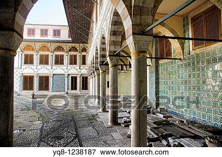 Courtyard Of The Apartments Queen Mother Harem And Stock Photo Courtyard Of The Apartments Queen Mother Harem And