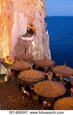 Cova den Xoroi, Menorca, Balearic Islands, Spain View Large Photo Image Stock Photo - Cova den Xoroi, Menorca, Balearic Islands, Spain. Fotosearch