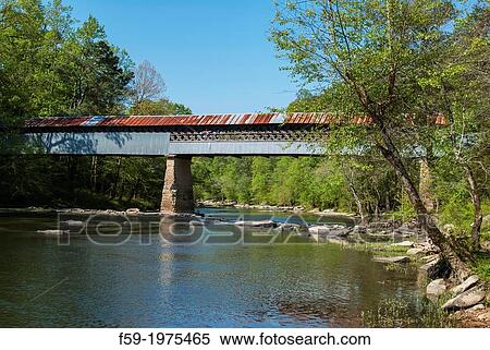 Covered Bridge, Alabama. View Large Photo Image Stock Photography - Covered Bridge, Alabama.. Fotosearch