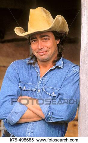 Stock Photography - Cowboy, rancher. Montana. USA.. Fotosearch