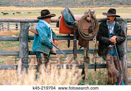 Cowboys. Central Oregon. USA View Large Photo Image Picture - Cowboys. Central Oregon. USA. Fotosearch