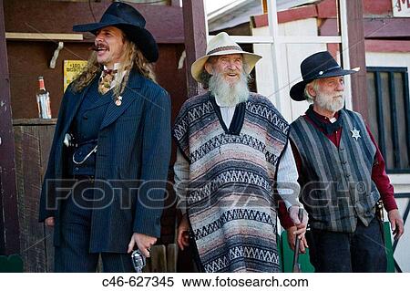 Cowboys in old Tombstone, America's gunfight capital. Arizona, USA View Large Photo Image Stock Photography - Cowboys in old Tombstone, America's gunfight capital. Arizona, USA. Fotosearch