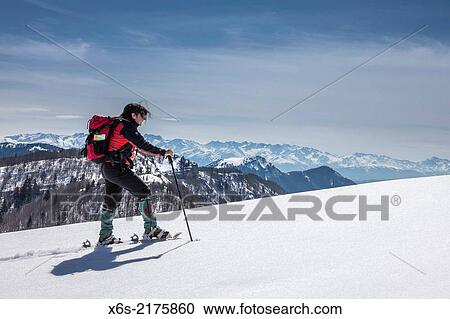 Stock Image - Cr? tes du Marg? riaz, Natural Park of Massif des Bauges, Savoie, Rh? ne-Alpes, France.. Fotosearch