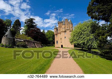 Craigievar Castle, Aberdeenshire, Scotland, UK View Large Photo Image Stock Photo - Craigievar Castle, Aberdeenshire, Scotland, UK. Fotosearch