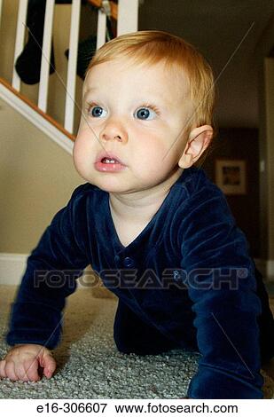 Crawling baby View Large Photo Image Stock Photo - Crawling baby. Fotosearch