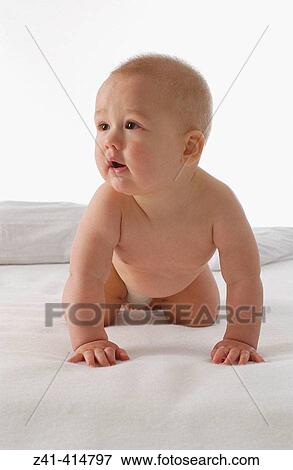 Crawling baby View Large Photo Image Stock Photo - Crawling baby. Fotosearch