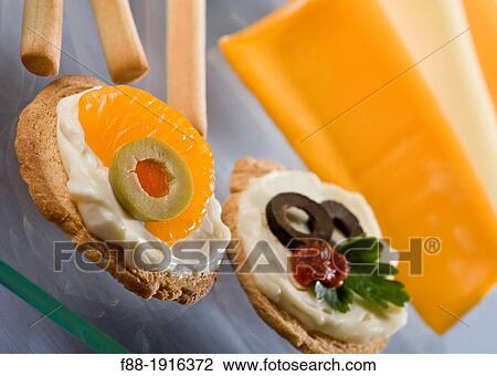cream cheese on melba toast View Large Photo Image Stock Image - cream cheese on melba toast. Fotosearch