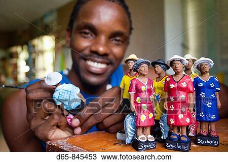 Creole artist, Creole Craft Village, Anse aux Pins, Mahe island, Seychelles View Large Photo Image Stock Image - Creole artist, Creole Craft Village, Anse aux Pins, Mahe island, Seychelles. Fotosearch