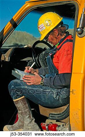 Crew foreman. Timecards (female) I-880 Cypress project. Oakland, California. USA. View Large Photo Image Stock Image - Crew foreman. Timecards (female) I-880 Cypress project. Oakland, California. USA.. Fotosearch