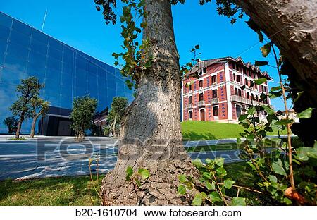 Picture - Cristobal Balenciaga Museoa, Balenciaga Museum, Getaria, Gipuzkoa, Basque Country, Spain. Fotosearch