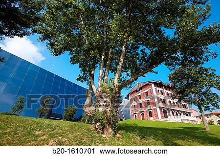 Cristobal Balenciaga Museoa, Balenciaga Museum, Getaria, Gipuzkoa, Basque Country, Spain View Large Photo Image Stock Image - Cristobal Balenciaga Museoa, Balenciaga Museum, Getaria, Gipuzkoa, Basque Country, Spain. Fotosearch