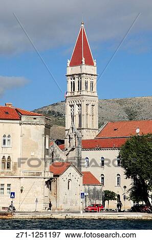 Croatia, Trogir, Church of St John, Cathedral, View Large Photo Image Stock Photo - Croatia, Trogir, Church of St John, Cathedral,. Fotosearch
