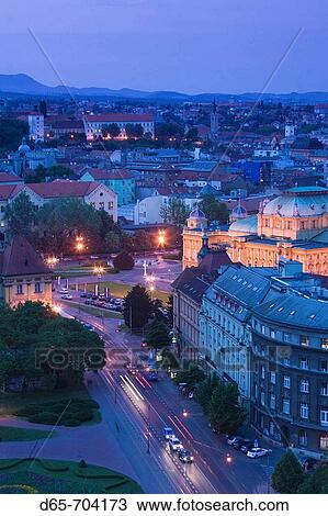 Stock Image - Croatia. Zagreb.. Fotosearch