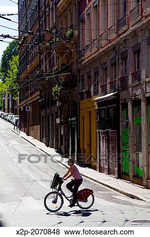 Croix Rousse District, Lyon, France, Europe. View Large Photo Image Stock Photo - Croix Rousse District, Lyon, France, Europe.. Fotosearch
