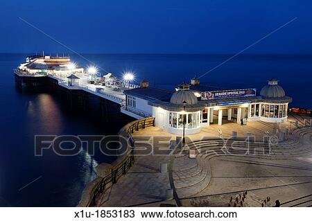 Cromer Pier at Night Cromer Norfolk England View Large Photo Image Stock Image - Cromer Pier at Night Cromer Norfolk England. Fotosearch