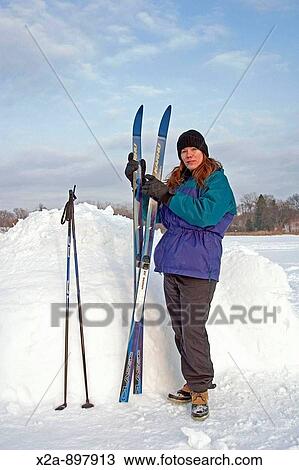 Cross-country skier View Large Photo Image Stock Image - Cross-country skier. Fotosearch