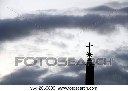 cross on obelisk by santa maria maggiore church in rome italy View Large Photo Image Stock Photo - cross on obelisk by santa maria maggiore church in rome italy. Fotosearch