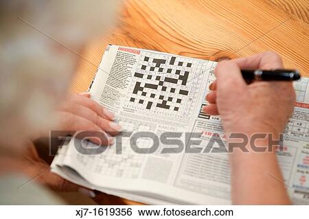 Stock Photograph - Crossword puzzle. Fotosearch