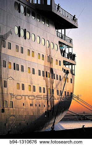 Cruise ship at La Goulette, Tunis, Tunisia View Large Photo Image Stock Photograph - Cruise ship at La Goulette, Tunis, Tunisia. Fotosearch