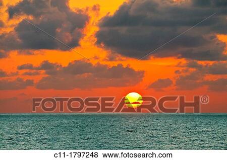 cruise ship Thomson Destiny, sunrise at sea, caribbean, View Large Photo Image Stock Photo - cruise ship Thomson Destiny, sunrise at sea, caribbean,. Fotosearch
