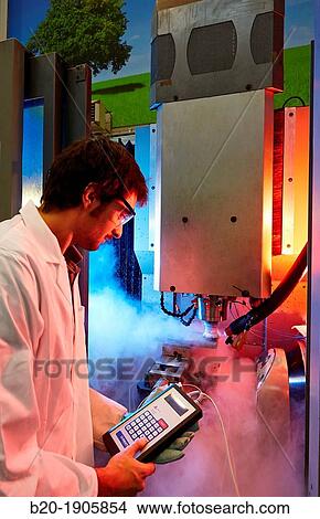 Cryogenic machining. View Large Photo Image Picture - Cryogenic machining.. Fotosearch