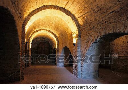 Crypt of abbey Saint Michel de Cuxa, Codalet, Eastern Pyrenees, Languedoc-Roussillon, France View Large Photo Image Stock Photo - Crypt of abbey Saint Michel de Cuxa, Codalet, Eastern Pyrenees, Languedoc-Roussillon, France. Fotosearch