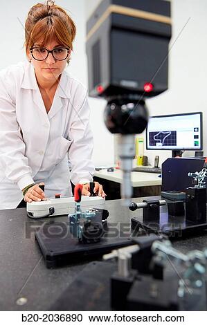 Stock Image - Crysta Apex CMM. Coordinate Measuring Machine. Technical adjusting tools. Innovative Metrology applied. Sariki Metrology. Elgoibar. Gipuzkoa. Basque Country. Spain.. Fotosearch