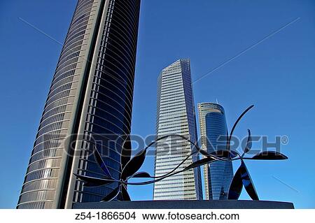 CTBA, Cuatro Torres Business Area, Madrid, Spain View Large Photo Image Picture - CTBA, Cuatro Torres Business Area, Madrid, Spain. Fotosearch