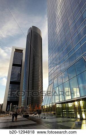 CTBA, Cuatro Torres Business Area, Madrid, Spain. View Large Photo Image Stock Photo - CTBA, Cuatro Torres Business Area, Madrid, Spain.. Fotosearch