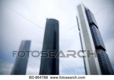 Cuatro Torres business area, Madrid, Spain View Large Photo Image Stock Photo - Cuatro Torres business area, Madrid, Spain. Fotosearch