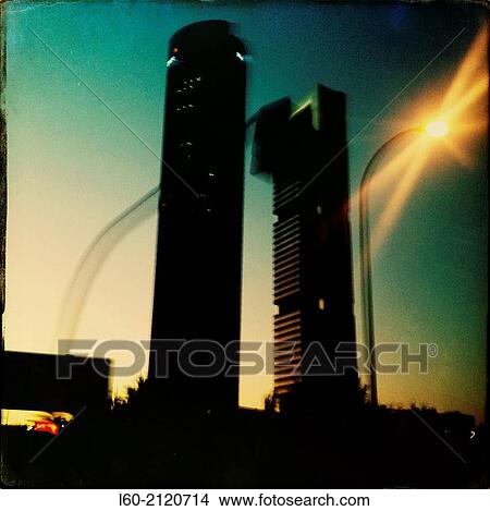 Cuatro Torres, CTBA, Madrid, Spain. View Large Photo Image Picture - Cuatro Torres, CTBA, Madrid, Spain.. Fotosearch