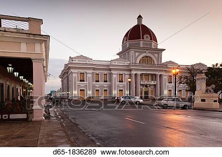 Cuba, Cienfuegos Province, Cienfuegos, Palacio de Gobierno, government house, dusk View Large Photo Image Stock Photo - Cuba, Cienfuegos Province, Cienfuegos, Palacio de Gobierno, government house, dusk. Fotosearch