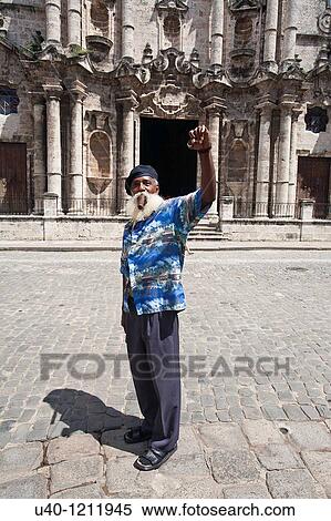 Cuba, Havana Vieja, Plaza de la Catedral, man with Cigar View Large Photo Image Stock Photography - Cuba, Havana Vieja, Plaza de la Catedral, man with Cigar. Fotosearch