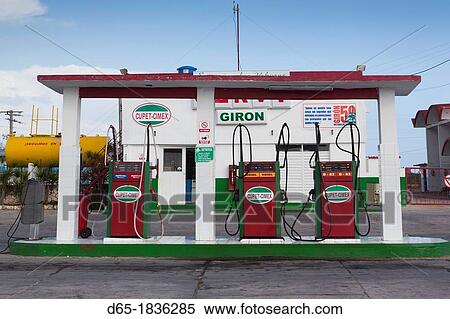 Cuba, Matanzas Province, Playa Giron, Servi-Cupet Cuban filling station View Large Photo Image Stock Photography - Cuba, Matanzas Province, Playa Giron, Servi-Cupet Cuban filling station. Fotosearch