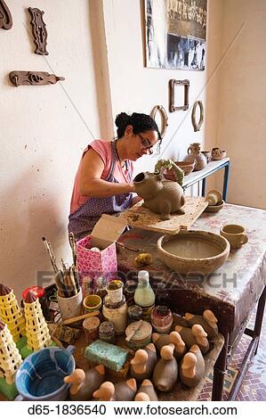 Cuba, Sancti Spiritus Province, Trinidad, Cuban potter, R, MR-CUB-12-001 View Large Photo Image Stock Image - Cuba, Sancti Spiritus Province, Trinidad, Cuban potter, R, MR-CUB-12-001. Fotosearch
