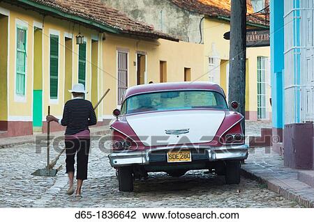 Cuba, Sancti Spiritus Province, Trinidad, 1950s-era US-made Chevrolet car View Large Photo Image Stock Image - Cuba, Sancti Spiritus Province, Trinidad, 1950s-era US-made Chevrolet car. Fotosearch