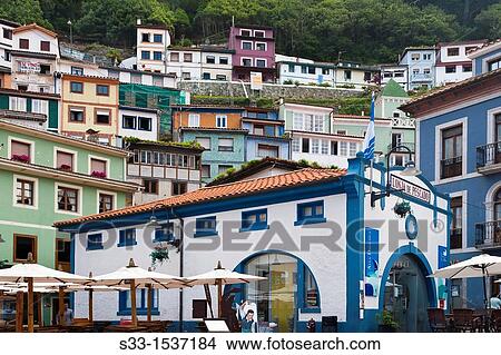Cudillero Asturias Spain View Large Photo Image Picture - Cudillero Asturias Spain. Fotosearch