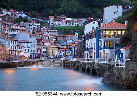 Cudillero. Cantabrian coast. Asturias. Spain. View Large Photo Image Picture - Cudillero. Cantabrian coast. Asturias. Spain.. Fotosearch