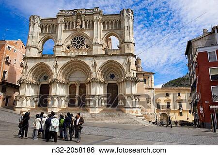 Cuenca, Cathedral, UNESCO World Heritage Site. Castilla-La Mancha. Spain. View Large Photo Image Stock Photograph - Cuenca, Cathedral, UNESCO World Heritage Site. Castilla-La Mancha. Spain.. Fotosearch