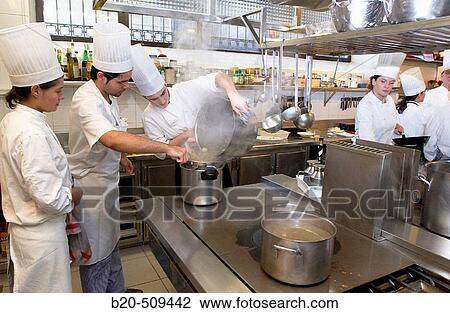 Stock Image - Cuisine School Luis Irizar. Donostia-San Sebastian, Gipuzkoa. Euskadi. Spain.. Fotosearch