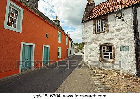 Culross is a former royal burgh in Fife, Scotland founded in 6th century View Large Photo Image Picture - Culross is a former royal burgh in Fife, Scotland founded in 6th century. Fotosearch