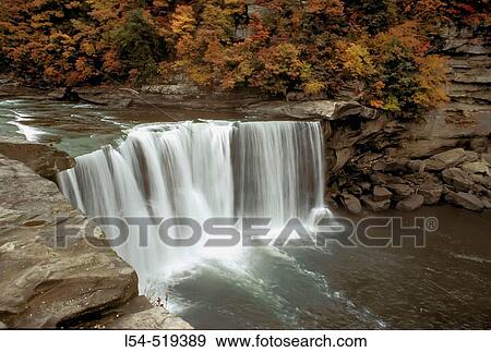 Cumberland water Falls State Park Kentucky KY View Large Photo Image Stock Photo - Cumberland water Falls State Park Kentucky KY. Fotosearch