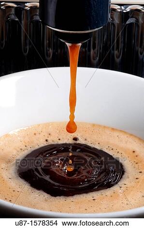 Cup of Coffee with drop View Large Photo Image Picture - Cup of Coffee with drop. Fotosearch