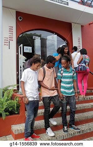 Cura? ao, Netherlands Antilles, Dutch, Willemstad, Otrobanda, KurB Hulanda Museum, anthropological, African slave trade, heritage, history, Black, boy, teen, group, student, fashion, skinny jeans, View Large Photo Image Stock Photo - Cura? ao, Netherlands Antilles, Dutch, Willemstad, Otrobanda, KurB Hulanda Museum, anthropological, African slave trade, heritage, history, Black, boy, teen, group, student, fashion, skinny jeans,. Fotosearch