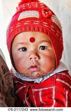 cute baby, Annapurna region of Nepal. View Large Photo Image Stock Image - cute baby, Annapurna region of Nepal.. Fotosearch