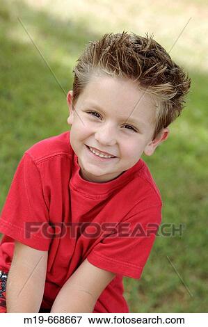 Cute little boy View Large Photo Image Stock Photo - Cute little boy. Fotosearch