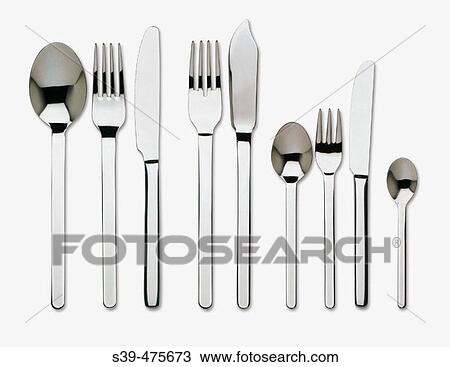 Stock Image - Cutlery. Fotosearch
