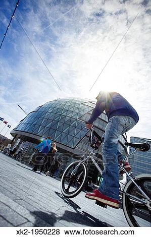 Cycling London City hall on the southbank of the River Thames, London, UK View Large Photo Image Stock Photo - Cycling London City hall on the southbank of the River Thames, London, UK. Fotosearch