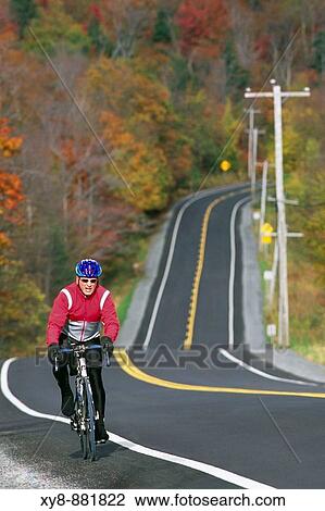 Cyclist-and-Road View Large Photo Image Stock Image - Cyclist-and-Road. Fotosearch